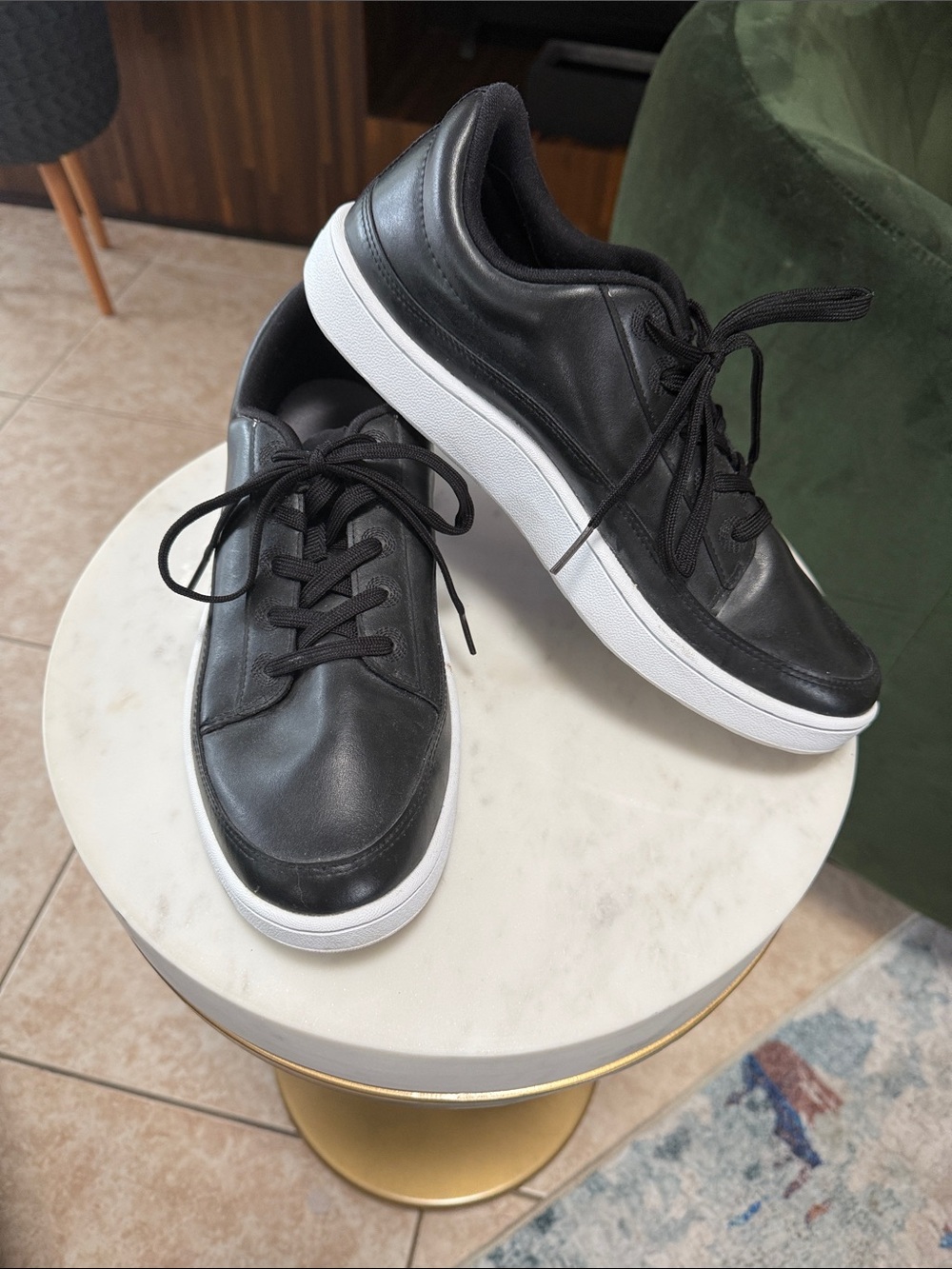 allbirds Plant Pacer Men's Black Sneakers with White Sole